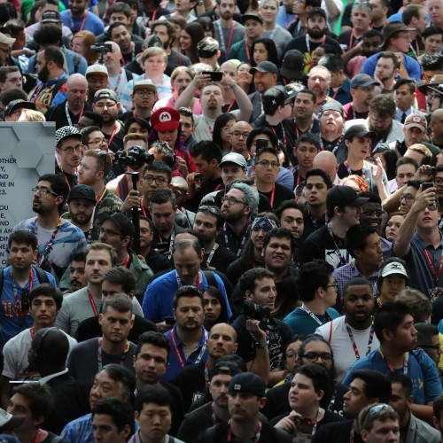 E3 crowds 2018