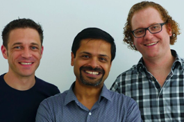 DCMN's founders with 1SDK's Anil Kutty