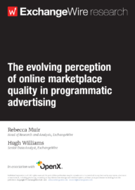 The Evolving Perception of Online Marketplace Quality in Programmatic Advertising; in Association with OpenX