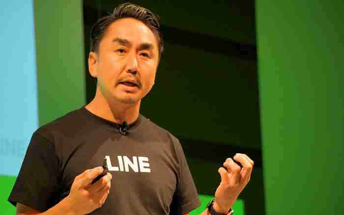 写真：LINE CEO