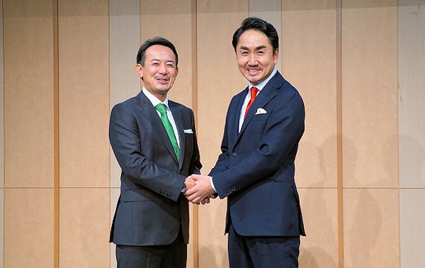 写真1：川邊健太郎氏、出澤剛氏