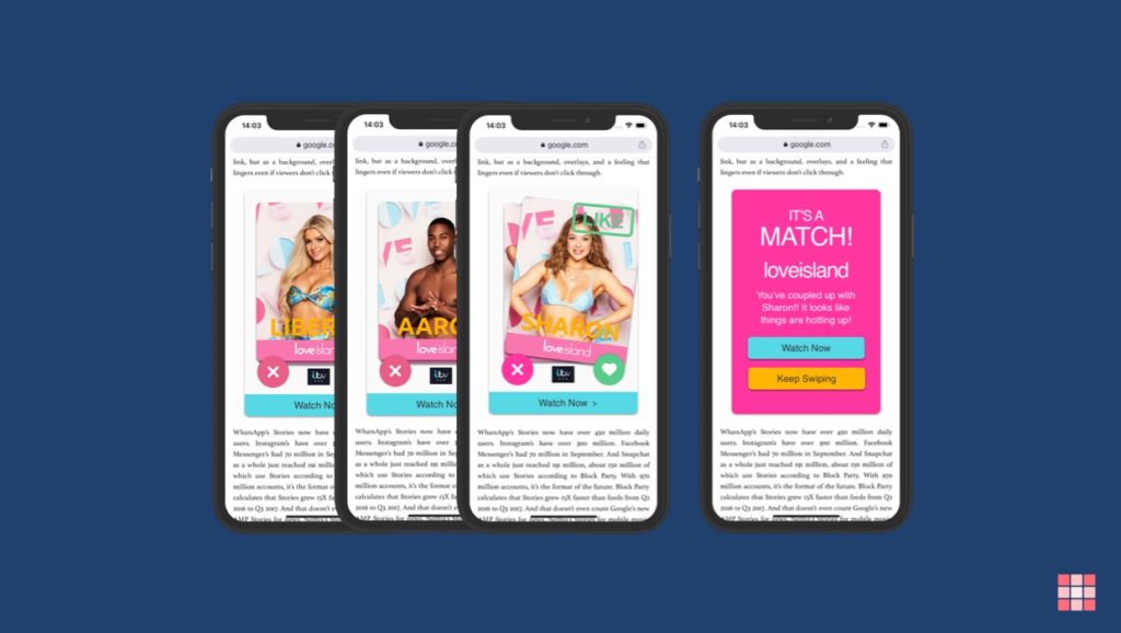 Essence Launches ITV’s Love Island 2021 Series with Picnic’s Swipe Format