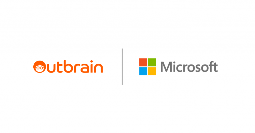 Outbrain Expands Partnership with Microsoft to Improve Business Outcomes for Media Owners & Advertisers