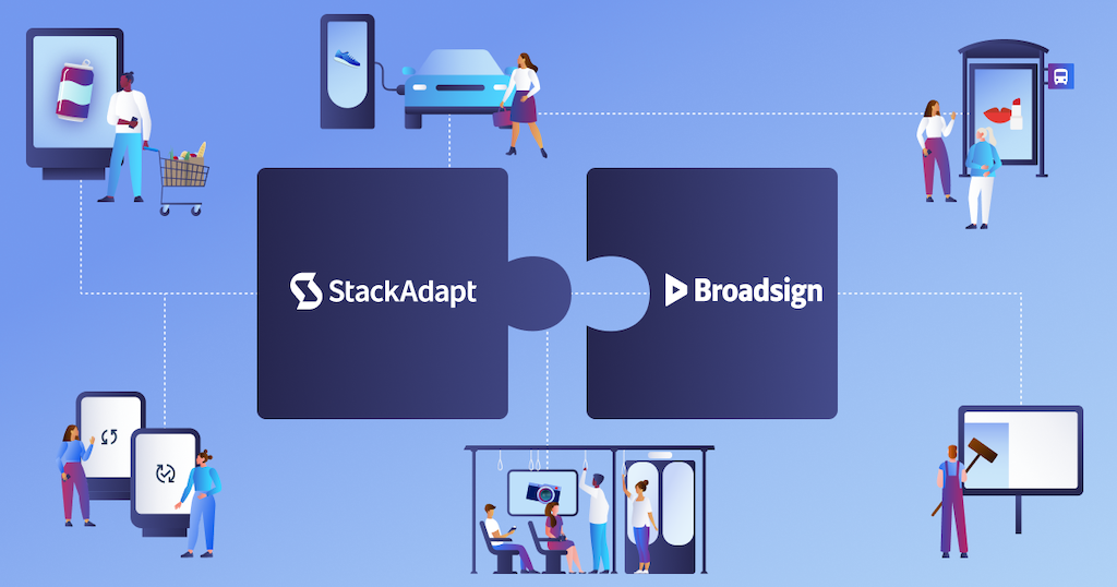 Broadsign Collaboration Bolsters StackAdapt's Programmatic DOOH Offering