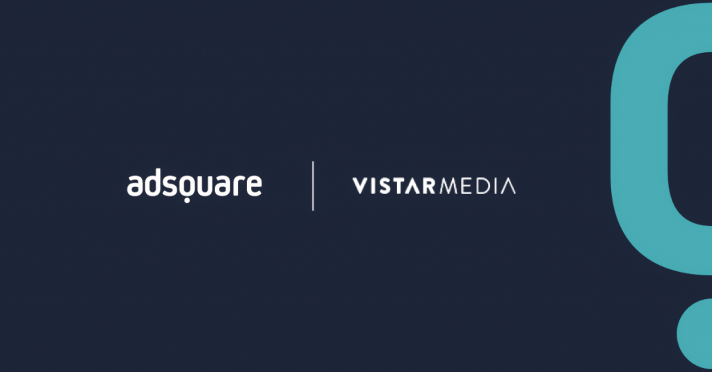 Vistar Media Announces New Partnership with Adsquare to Drive Innovation in Programmatic OOH