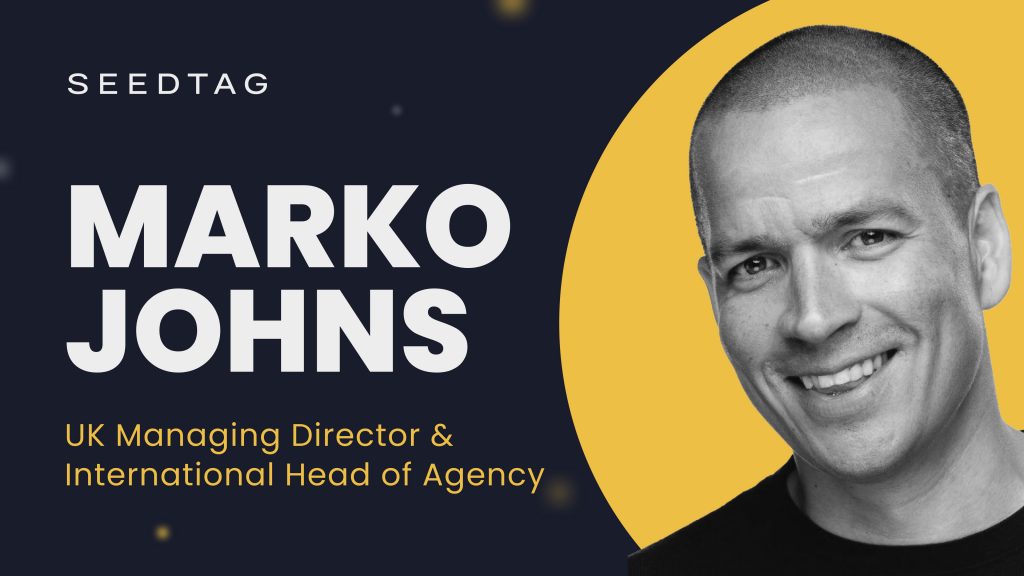 Seedtag Appoints Marko Johns as UK Managing Director & International Head of Agency