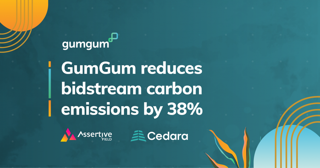 GumGum Achieves 38% Reduction in Bidstream CO2 Emissions Through Partnership with Assertive Yield