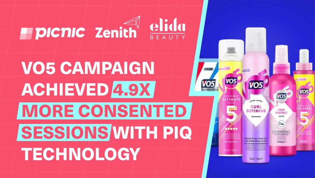 Picnic Study Reveals Vo5 Achieved 4.9 Times More Consented Sessions with Quality Media Technology