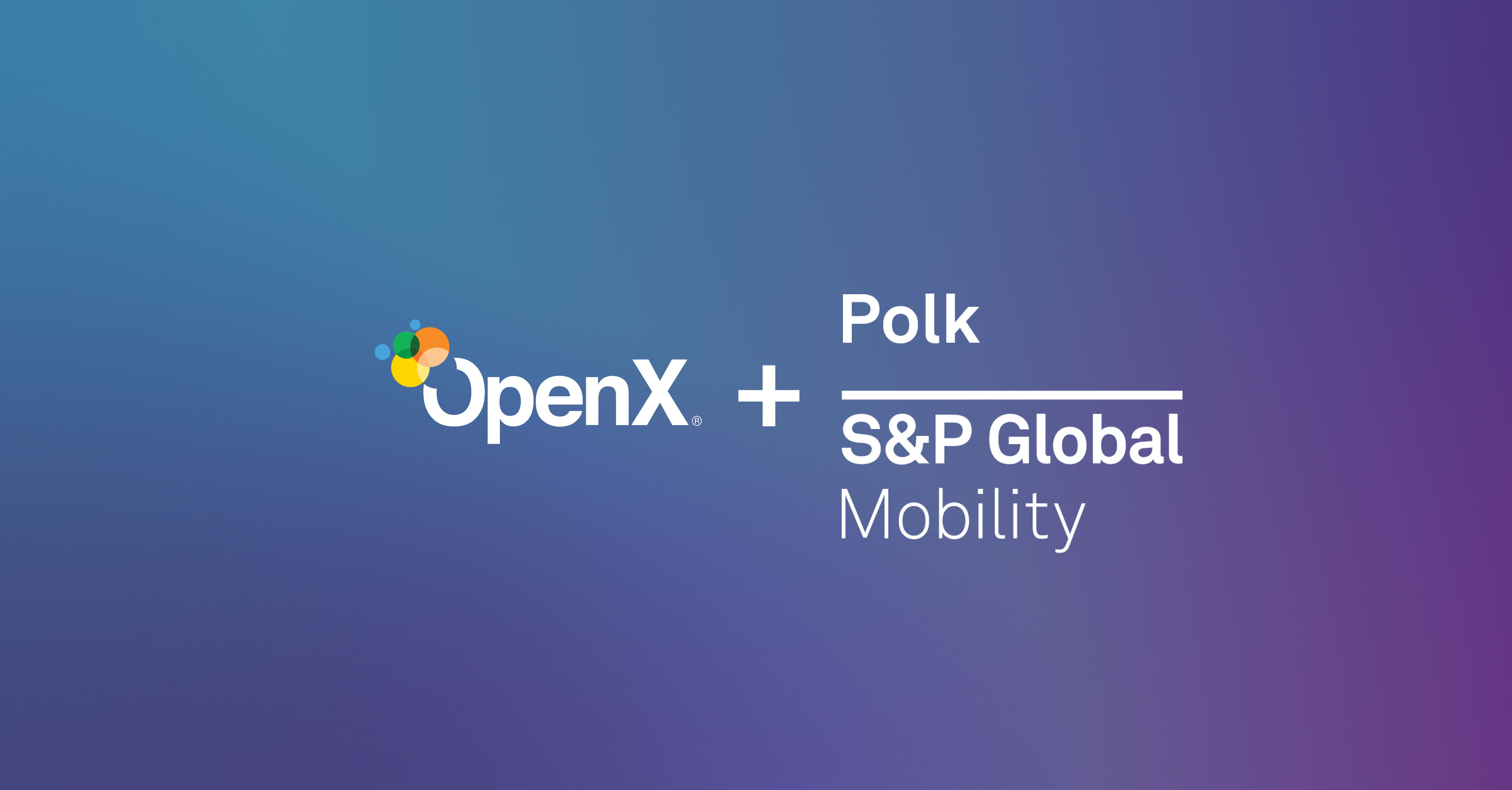 OpenX Integrates S&P Global Mobility's Polk Automotive Solutions - ExchangeWire.com