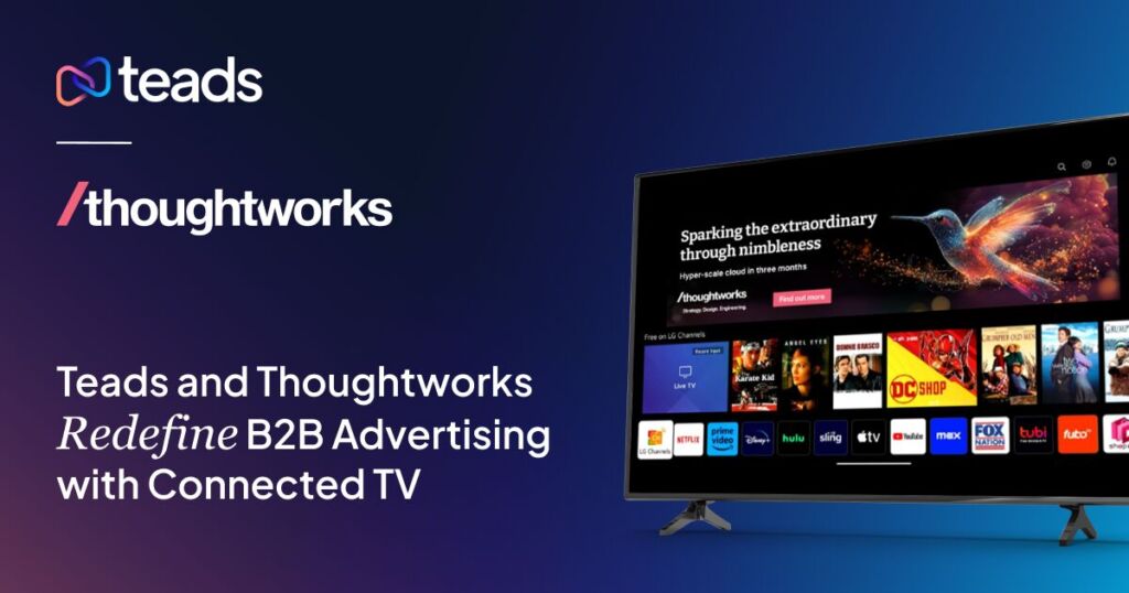 CTV Campaign Drives Strong Engagement for Thoughtworks, Delivering Significant Uplift in Clicks
