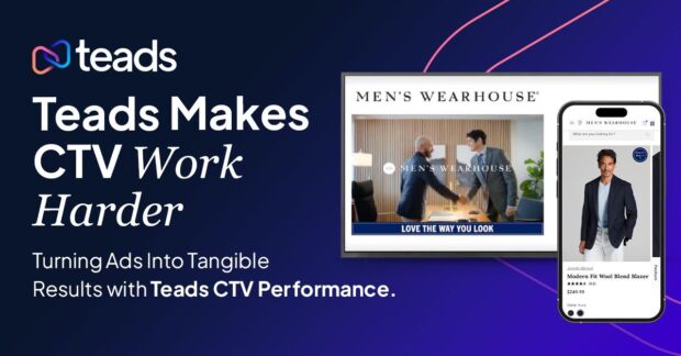 Teads Launches CTV Performance: A New Way to Optimise & Measure Real Outcomes from Connected TV