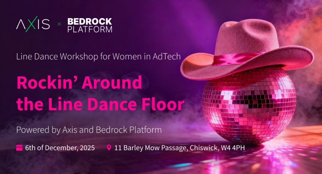 Axis & Bedrock Platform Invite Women in Ad Tech to the Line Dance Workshop in London