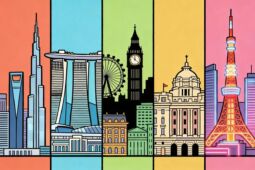 A composite image showing the cities ATS will visit in 2026