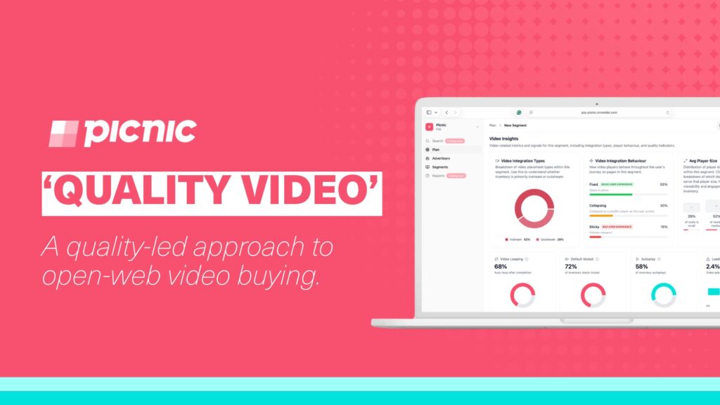 Picnic Launches 'Quality Video' to Bring Transparency to Open-Web Video Buying