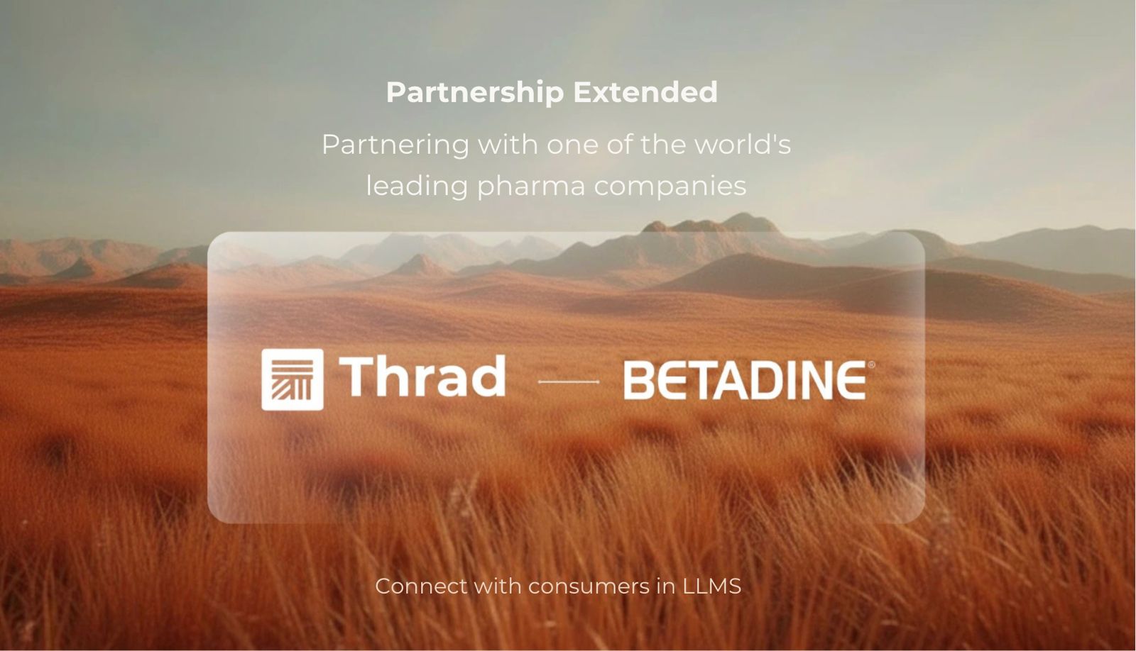 Thrad Extends its Partnership with Betadine through iNova Pharmaceuticals