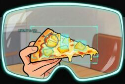 Pineapple Pizza through smart glasses
