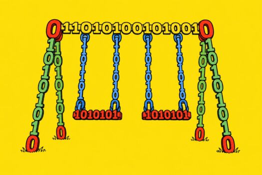 Swings made out of data