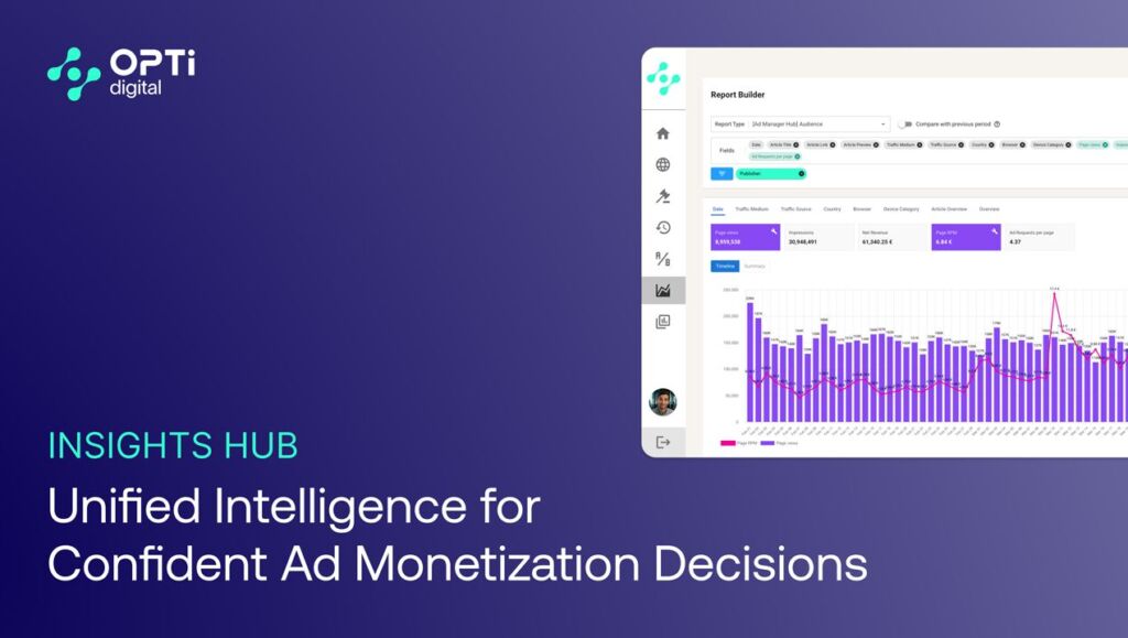 Opti Digital Launches Insights Hub, a Unified Intelligence Platform for Publisher Revenue Growth