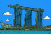 Marina Bay Sands, Singapore - made of data