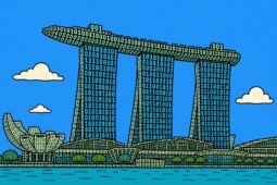 Marina Bay Sands, Singapore - made of data