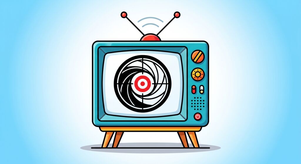 No CTV, No Choice: The Media Conditions of the Past An old-fashioned TV set