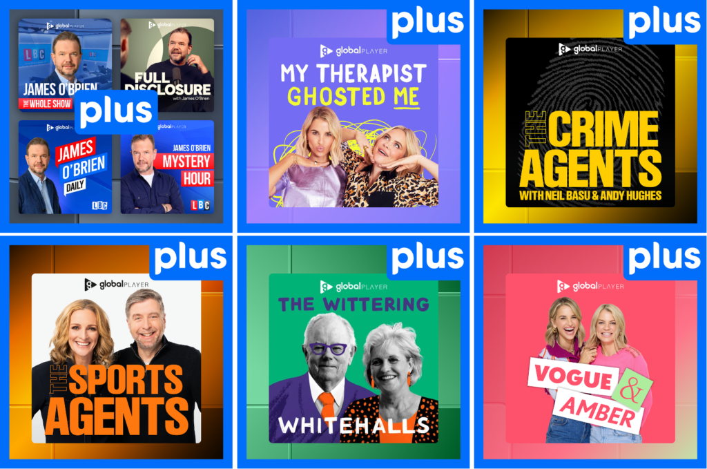 Global Expands 'Plus' Offering with Six New Podcast Subscriptions